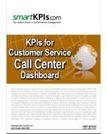 KPIs for Customer Service Call Center Dashboard