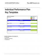 Individual Performance Plan Key Templates