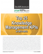 Top 25 Knowledge Management KPIs of 2011-2012
