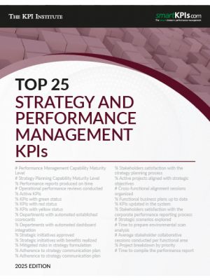 Top 25 Strategy and Performance Management KPIs - 2025 Edition