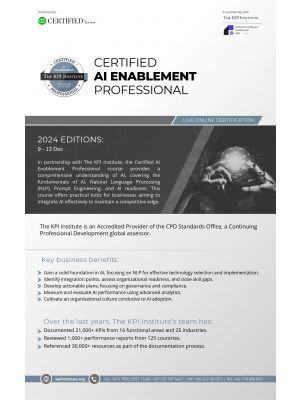Live Online Certified AI Professional