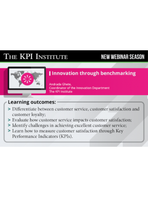 Innovation through benchmarking
