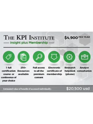 The KPI Institute insight plus Membership