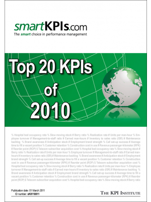 Top 20 KPIs of 2010