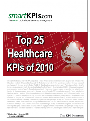 Top 25 Healthcare KPIs of 2010