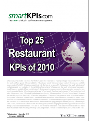 Top 25 Restaurant KPIs of 2010