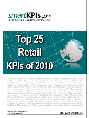 Top 25 Retail KPIs of 2010
