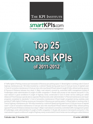 Top 25 Roads KPIs of 2011-2012