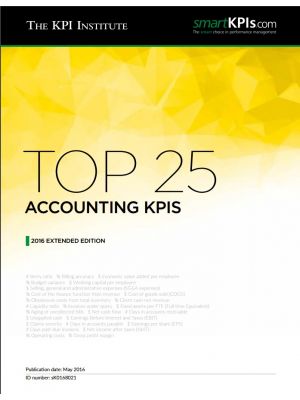 Top 25 Accounting KPIs – 2016 Extended Edition