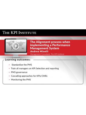 The Alignment process when implementing a Performance Management System